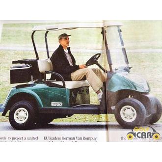 Барак Обама на гольф-каре E-Z-GO® RXV