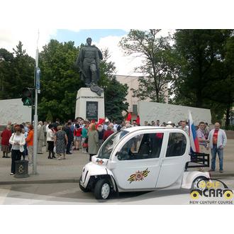 9 мая в г. Краснодар, трансфер ветеранов ВОВ на электромобилях GEM®